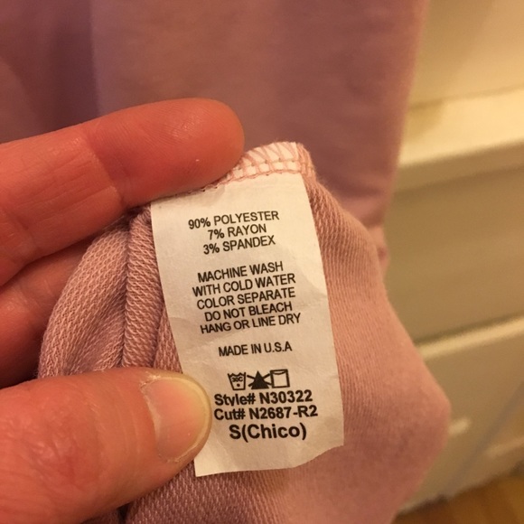 Nymphe Rose Colored Dolman Top S - Picture 3 of 4